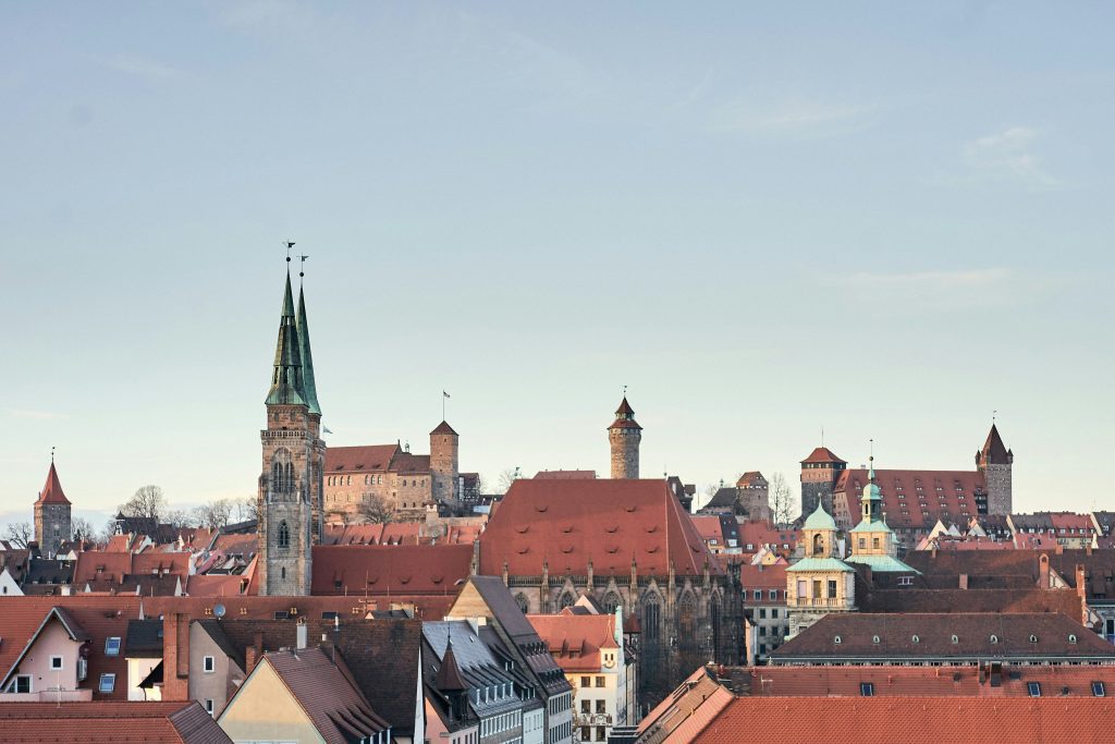 St. Sebaldus Church and surrounding skyline, Nuremberg